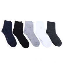 2019 Hot Sale Men Warm 100% Cotton Sock Black Spring Autumn Long Bulk Mens Cotton Socks